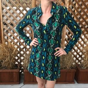 Equipment silk dress